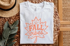 Fall Vibes PNG, Autumn Digital Download, Maple Leaf Fall Product Image 2