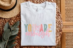 You Are Enough png PNG, Positive Quote png, Boho Self Love Product Image 5