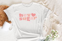 Hey Sugar png, Funny Valentine PNG, Sublimation File, Retro Product Image 5
