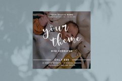 Photography Mini Session Editable PSD Templates - Set of 4 Product Image 5