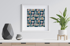 Bookshelfs with Flowers Digital Papers - 16 Seamless Paper Product Image 4