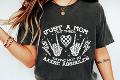 Funny Mom PNG, Just A Good Mom, Sarcastic Mama Design, Product Image 4