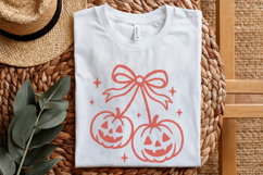 Halloween Pumpkin Bow PNG, Digital Download, Cute Jack O Product Image 2