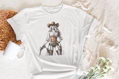 Retro Hot Cowgirl PNG, Western Wild West Digital Download, Product Image 5