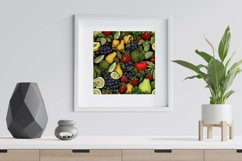 Garden Fruit Digital Papers - Seamless Patterns Product Image 4