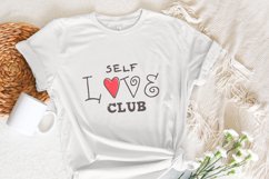 Self Love Club PNG, Valentines Day png, Self Love png, Product Image 5
