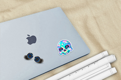 Shiny Holographic Halloween Stickers, Digital Sticker Sheet Product Image 5