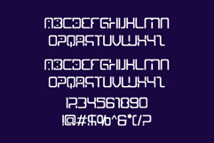 Pixel Sparta | Futuristic Display Typeface OTF &amp; TTF Product Image 3