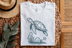 Sea Turtle PNG Clipart, Ocean Animal Illustration, Marine Product Image 4