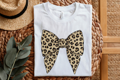 Coquette Bow Png, Leopard Girly Bow Design, Game Day Product Image 4