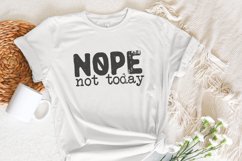 Nope Not Today png, Sarcastic Mom Life png, Sassy png, Product Image 5