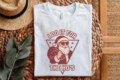 I Do It For The Ho&#039;s PNG, Funny Santa Christmas Shirt PNG, Product Image 2