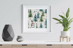 Watercolor Christmas Digital Papers - Seamless Patterns Product Image 4