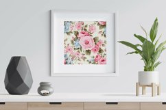 Shabby Chic Floral Digital Papers - Seamless Patterns Product Image 4