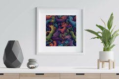 Fantasy Creatures Digital Papers - Seamless Patterns Product Image 4