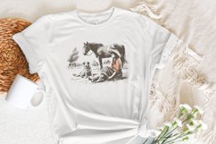 Retro Cowgirl PNG, Western Wild West Digital Download, Product Image 5