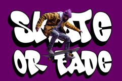 Power Blank | Bold Layered Graffiti Font Product Image 3