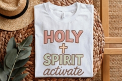 Holy Spirit Activate PNG, Faith Christian Shirt, Digital Product Image 4
