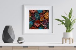 Leather Flowers Digital Papers - Seamless Patterns Product Image 2