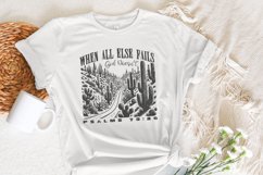 When All Else Fails God Doesn&#039;t PNG, Christian Png, Product Image 5