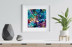 Mermaid Scales Digital Papers - Seamless Patterns Product Image 4