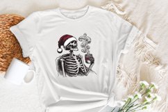 Spooky Christmas PNG, Skeleton Christmas Funny PNG Product Image 5