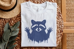 Distressed Raccoon PNG, Woodland Animal PNG, Wildlife Product Image 4
