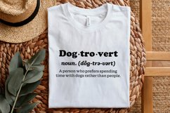 Dogtrovert Definition PNG, Dog Mom png, Dog Quote png, Dog Product Image 5