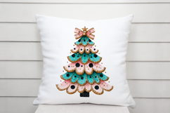 4 Whimsical Christmas Trees Clipart, Whimsy Xmas PNG Files Product Image 5