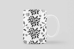 Black &amp; White Floral V01 Seamless Patterns Collection Product Image 3