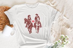 Retro Valentine Png, Vintage Cowboy Valentine Png, Howdy Product Image 5