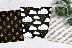 Gold Nursery Digital Paper Product Image 3