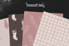 16 Holiday Blush Seamless Patterns Product Image 5