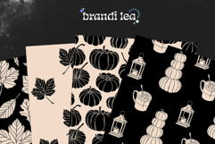 16 Onyx &amp; Ivory Fall Seamless Patterns Product Image 5