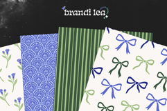 Indigo Garden Seamless Pattern Set Product Image 7