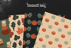 16 Pumpkin Patch Seamless Patterns Product Image 5
