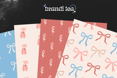 Blush Coquette Seamless Patterns - 16 JPEG Patterns Product Image 7