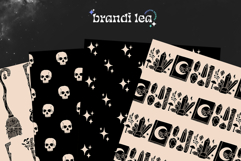 16 Onyx &amp; Ivory Halloween Seamless Patterns Product Image 5