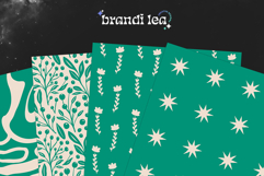 16 Ivory &amp; Jade Seamless Patterns Product Image 7