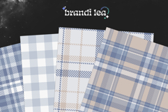 16 Winter Plaid Seamless Patterns Product Image 5