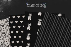 Noir Coquette Seamless Patterns - 16 JPEG Patterns Product Image 7