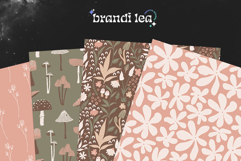 16 Blush Garden Seamless Patterns Product Image 5