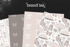 Beige Coquette Seamless Patterns - 16 JPEG Patterns Product Image 7