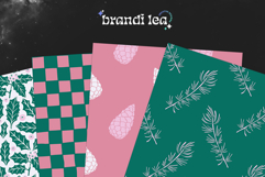 16 Peppermint Holiday Seamless Patterns Product Image 5