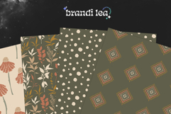 16 Rustic Garden Seamless Patterns Product Image 5