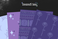 16 Wisteria Seamless Patterns Product Image 5