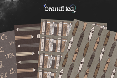 16 School Kraft Seamless Patterns Product Image 7