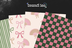 Rose Coquette Seamless Patterns - 16 JPEG Patterns Product Image 7