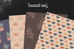 16 Boho Floral Seamless Patterns Product Image 5