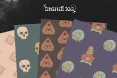 16 Boho Witch Seamless Patterns Product Image 5